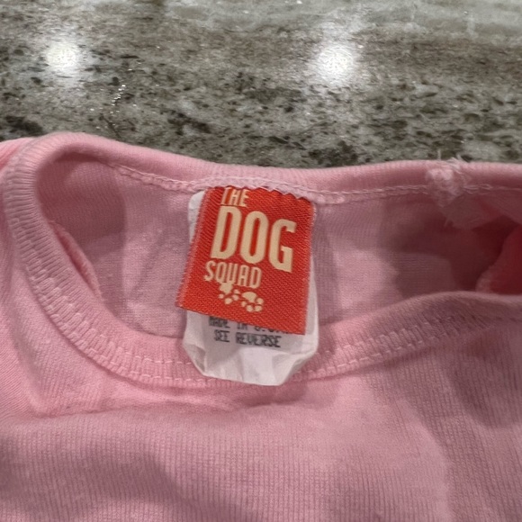 Light pink doggy t-shirt w heart embellishment - Picture 6 of 6